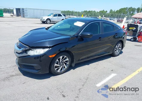 2018 Honda Civic Ex из США, поврежденный, VIN 2HGFC2F72JH551627